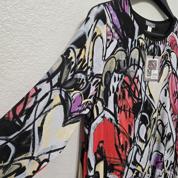 NWT Dolcezza Dress “Watermelon Heart” Size L - Picture 11 of 13